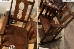 Antique-Wooden-Rocking-chair-repair-replace-wood-restore-refinish-refurbish-make-it-new-color-change