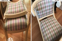 Wing-back-Crown-Top-Chair-cracked-wood-frame-Repair-Painting