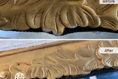 wood-finish-gold-leaf-touch-up-fill-in-shape-missing-recreating